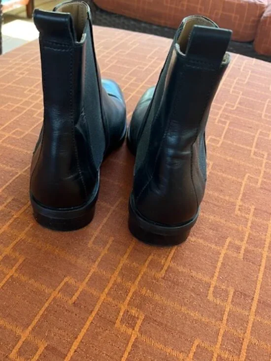Everlane Black Leather Chelsea Boot, 10 - Picture 3 of 10
